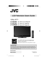 JVC LT-32P300 - 31.5" LCD TV User manual