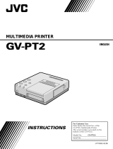 JVC Printer GV-PT2 User manual