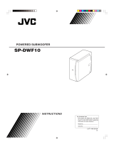 JVC Speaker SP-DWF10 User manual