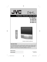 JVC Projection Television 1204TNH-II-IM User manual