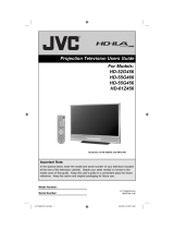 JVC HD-55G456 User manual