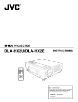 JVC Projector DLA-HX2U User manual