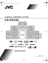 JVC Stereo System CA-DXJ11 User manual