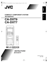 JVC Stereo System CA-DXT7 User manual