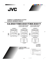 JVC MX-D301T User manual