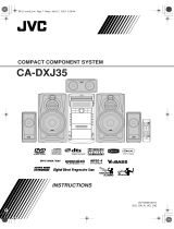 JVC Speaker System CA-DXJ35 User manual