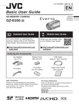 JVC Video Gaming Accessories GZ-E200 User manual