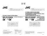 JVC VCR BR-DV3000E User manual