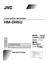 JVC VCR HM-DH5U User manual
