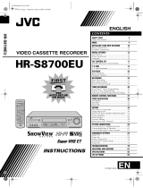 JVC Barcode Reader HR-S8700EU User manual