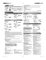 JVC KD-R210 User manual