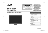 JVC DT-V20L3DY - VȲitǠSeries Studio Monitor User manual