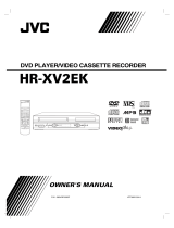 JVC DVD VCR Combo 3834RP0093F User manual