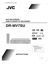 JVC DVD VCR Combo DR-MV7SU User manual