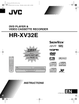 JVC DVD VCR Combo HR-XV32E User manual