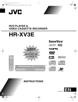 JVC DVD VCR Combo HR-XV3E User manual
