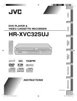 JVC DVD VCR Combo HR-XVC32SUJ User manual