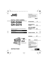 JVC Digital Camera GR-D290 GR-D270 User manual