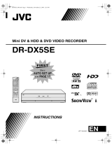 JVC DVD Recorder DR-DX5SE User manual