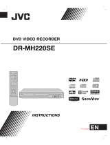 JVC DVD Recorder DR-MH220SE User manual