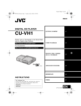 JVC DVD Player CU-VH1 User manual