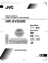 JVC DVD Player HR-XVS20E User manual