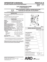 Ingersoll-Rand ARO PD07R-AAS-PCC User manual