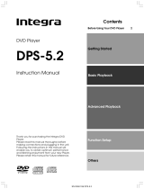 Integra DVD Player DPS-5.2 User manual