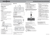 Insignia MP3 Docking Station NS-IPSD4 User manual