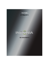 Insignia Car Satellite TV System NS-42D240A13 User manual