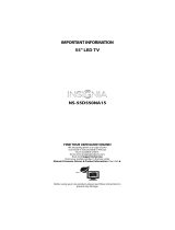 Insignia NS-55D550NA15 User manual