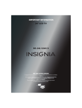 Insignia Flat Panel Television NS-24L120A13 User manual