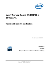 Intel S5000PAL User manual