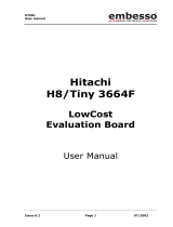 Hitachi H8/Tiny 3664F User manual