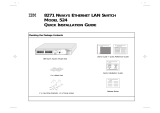 IBM Switch 524 User manual