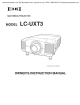 IBM CRT Television LC-UXT3 User manual