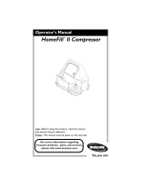 Invacare Air Compressor Compressor User manual