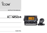 ICOM IC-M504 User manual