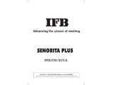 IFB SENORITA PLUS User manual