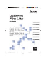 iiyama E2403WS User manual