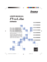 iiyama E2001WS User manual