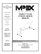 Impex Fitness Equipment MKB-211 User manual