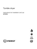Indesit Clothes Dryer G73VU User manual