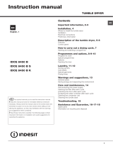 Indesit IDCE 8450 B K User manual