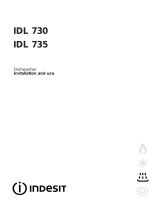 Indesit Dishwasher IDL 735 User manual
