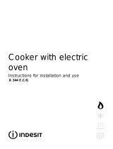 Indesit Cooktop K 344 E.C/G User manual