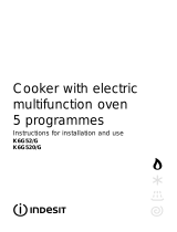 Indesit Cooktop K6G520/G User manual