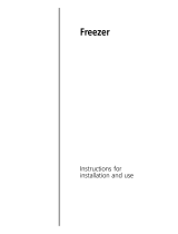 Indesit Freezer GSF4100 User manual