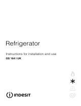 Indesit Refrigerator GS 164 I UK User manual