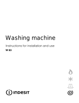 Indesit Washer/Dryer W83 User manual